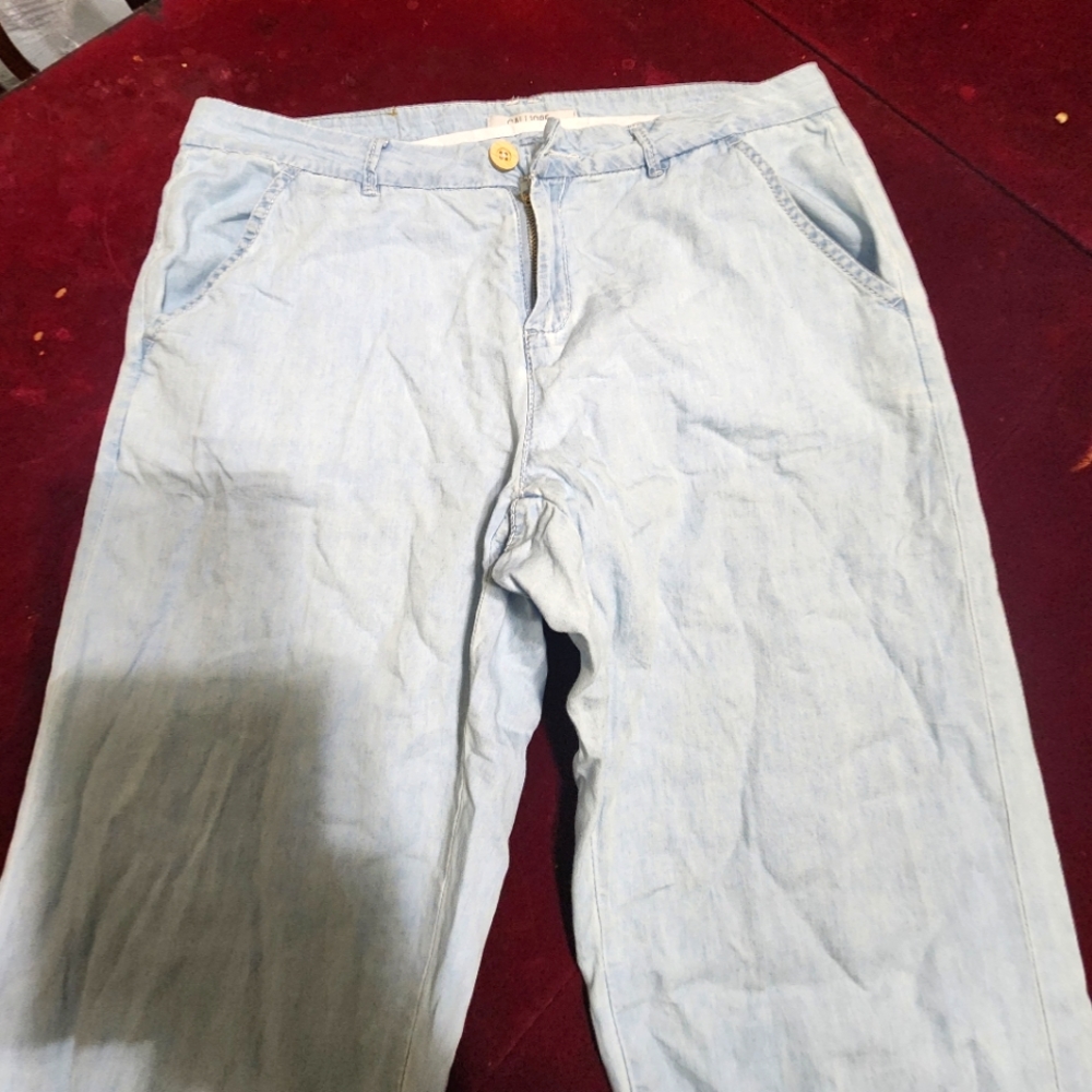 NWOT ... Calliope Collection Denim light blue pants - Picture 3 of 12